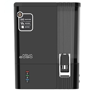 aqua 2090 advanced ro  zinc copper alkaline ro water purifier  3000 tds 10 liter storage  ro  uv  uf  zink  copper  alkaline 3 in1  tds control  best for home and office metallic black
