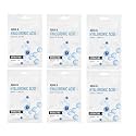 Aqua & Hyaluronic Acid Hydrating Sheet Mask| Serum-infused sheet mask | For Long lasting Hydration and Nourishment Pack of 6