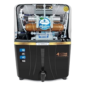 aqua d pure copper  alkaline ro water purifier 12 l  rouvuf tds adjuster water purifier with copper alkaline technology best for home and office made in india