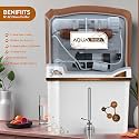 Aqua Fresh Copper RO Water Purifier - 7-Stage Filtration For Pure, Refreshing Drinking Water | 12L Capacity | Ideal RO System For Home & Office (White)