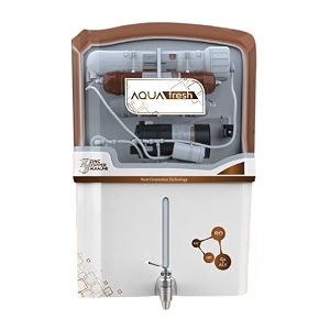 aqua fresh copper ro water purifier - 7-stage efficient filtration system for clean drinking water 12l storage tank 1-year warranty - best ro machine amp filter for home and office white