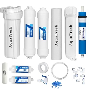 aqua fresh 80 gpd ro membrane filter cartridge kit with inline combo water purifiers aqua fresh amp more ideal ro replacement cartridge for up to 2000 tds combo no 14 uf -bm