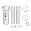 Aqua Fresh Pre-Filter Kit for All RO Water Purifiers | External Pre-Filter Housing with 2 Spun Filter Candles | Universal RO Water Purifier Accessory