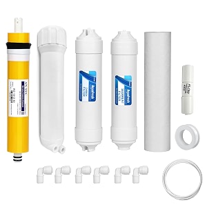 aqua fresh ro service kit complete maintenance kit for all ro water purifiers includes membrane housing carbon filter sediment filter spun filter fr 450 teflon elbows amp pipe 14 c -no 8