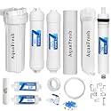 Aqua Fresh RO Water Purifier Service Kit -Complete 80 GPD Inline Combo with Membrane,Carbon, Sediment, UF, Mineral Cartridge &amp; Pre-Filter Housing - Perfect Solution for All Your ro System (C-NO 12)