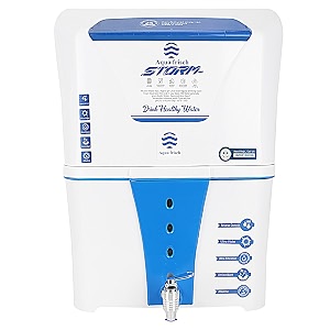 aqua frisch storm 12 litre alkaline with orp copper ro  uv  uf tds adjuster antioxidant pure water purifier dispenser machine white 2 year warranty
