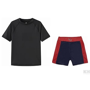 Aqua Holic Mens Swimming T-Shirt Trunk