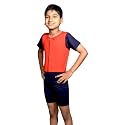 Aqua Holic Swimming Kit with 1 Printed Swimming Half Suit| Costume | with 1 Anti Fog Swimming Goggles, Swimming Cap,1 Nose Clip, 2 Ear Plugs,1 Swimming Ring(Tube) for Boys Multicolour