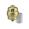 AquaBliss SF100-GD Revitalizing Shower Filter w/ 1 Replaceable Multi-Stage Filter Cartridge Inside - Plus 1 Extra SFC100 Filter Cartridges (Exclusive Bundle)