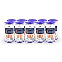 Aquaboon 5 Micron 10 x 4.5 Pleated Sediment Water Filter Cartridge 10-Pack