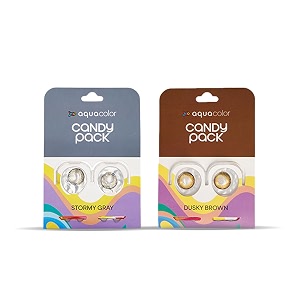 aqualens contact lenses aquacolor contact lens pack of 2stormy gray dusky brown