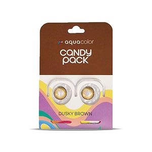Aquacolor Dusky Brown Daily Disposable Candy Pack