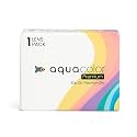 Aquacolor Monthly Disposable Premium Color Contact Lenses with -4.75 power - Silver Gray -(1 lens/Box)