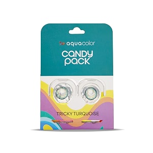 Aquacolor Tricky Turquoise Daily Disposable Candy Pack