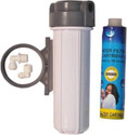 AQUACRETA RO Pre-Filter Housing Set for threaded type Aquaguard compatible model filters.- Solid Filter Cartridge (0.5, Pack of 1) Solid Filter Cartridge