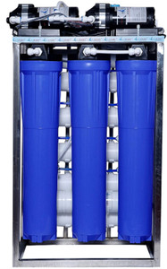 aquadart 100 lph commercial ro water purifier plant stainless steel with auto shut off  tds adjuster 100 litre tap mount water filter