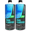 AquaDoc Pool Clarifier for Inground and Above Ground Pools - 32 oz (2 Pack) - Chitosan Clarifier to Help Clear Cloudy Water, Reduce Residue and Support Filter Performance - Made in USA
