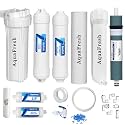 Aquafresh RO Water Purifier Service Kit - 80 GPD Membrane, Carbon, Sediment, UF, Mineral Cartridge, pre-Filter housing, FR450, RO tab - Complete Inline Set Combo for All Water purifiers. (C NO 13)