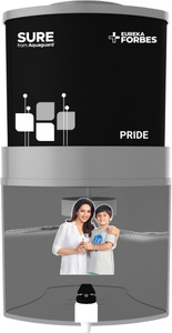aquaguard pride 21 l gravity based water purifier black