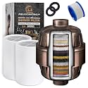 AquaHomeGroup 20 Stage Shower Head Filter with Vitamin C E A - High Output Filters to Reduce Chlorine - 1 Cartridge Included - Consistent Flow Showerhead Filter