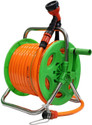 AquaHose Garden Hose Reel with Spray Gun | Size:D-12.5mm & Length-20Mtr. (66 ft.) | For Washing & Cleaning | ISI Certified, Hose Pipe