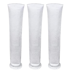 aqualex pokar ro 5 micron sediment water filter bag suitable for 434 dia amp 2034 length aquarium fish tank filter sump felt sock mesh net bag micron bore water filter 3 pieces