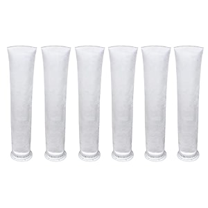 pokar ro 5 micron sediment water filter bag suitable for 434 dia amp 2034 length aquarium fish tank filter sump felt sock mesh net bag micron bore water filter 6 pieces