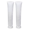 Pokar RO, 5 Micron Sediment Water Filter Bag Suitable for 4" Dia &amp; 20" Length Aquarium Fish Tank Filter Sump Felt Sock Mesh Net Bag Micron Bore Water Filter… (2)