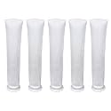 Pokar RO, 5 Micron Sediment Water Filter Bag Suitable for 4" Dia &amp; 20" Length Aquarium Fish Tank Filter Sump Felt Sock Mesh Net Bag Micron Bore Water Filter… (5)