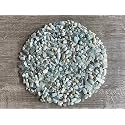 Aquamarine Chips – Natural Mini Aquamarine Stones, Crushed Undrilled Aquamarine, Semi-Tumbled Genuine Aquamarine (1 lb Bulk)
