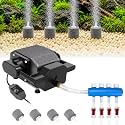 AquaMiracle 6/8/16W Quiet Fish Tank Air Pump 200/317/475GPH High Pressure Aquarium Air Pump Commercial Air Pump Pond Aerator Bubbler Hydroponics Air Pump