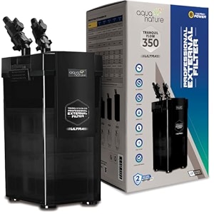 aquanature tranquil flow professional external canister filters spare parts tranquil flow - 350 ultra powercanister filter suitable for 350 l aquarium - pump output 1050 lh