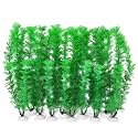 AQUANEAT Fish Tank Plants Plastic, Aquarium Decorations, 10Inch Tall Fake Accessories, 10packs