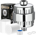 AQUAPINE Shower & Tap filter for hardwater 15 stage Water Softener for Bathroom & KITCHEN Tap Mount Water Filter