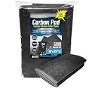Aquarium Carbon Pad – Cut‑to‑Fit Carbon Infused Filter Pad Media for Crystal Clear Fish Tanks and Ponds, 3/8"–1/2" Thick (18 Inch Width, 72 Inch Long)