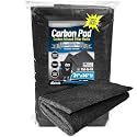 Aquarium Carbon Pad – Cut‑to‑Fit Carbon Infused Filter Pad Media for Crystal Clear Fish Tanks and Ponds, 3/8"–1/2" Thick (24 Inch Width, 36 Inch Long)