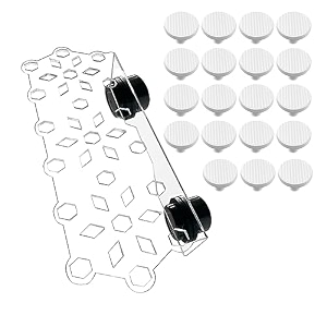 aquarium choice coral plug holder with 19 frag plugs - magnetic coral frag rack holder for reef tank