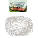 Aquarium Escape Proof Net, Reptile Escape Proof Net Aquarium Screen NetS Clear Mesh Netting Terrarium Netting Cover for Fish Covering (S)