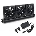 2/3/4 Head Aquarium Cooling Fan, Adjustable Fish Tank Chiller