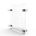 Aquarium Fish Tank Divider Acrylic Isolation Grid Board with Suction Cups Included Clear Fish Separator Transparent Plate Baffle Cover Blocking Fish Partition Net 30x40cm/11.81x15.74in
