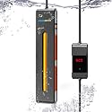 AQUASMITH Aquarium Heater Dual-Shield Smart Safety,100w for 40-50 Gal