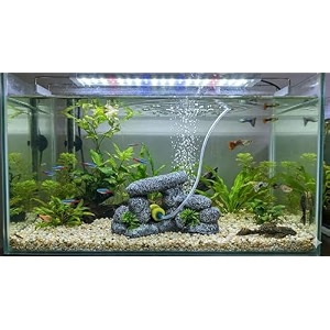 aquarium hideout stone arch aquarium aquarium ornament with air bubbler design fish hide cave tank ornament for betta fish goldfish shrimps