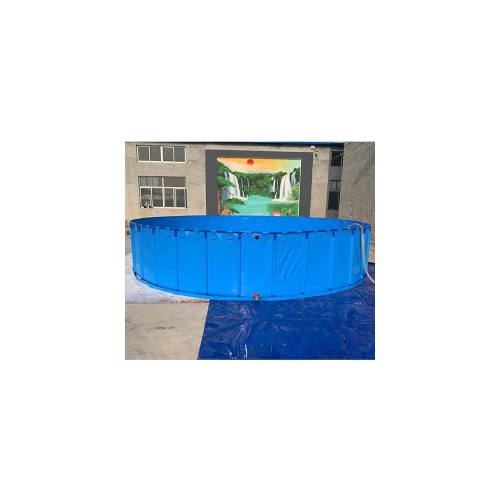Aquarium Pool with Drain Valve,Aquaculture Water Tank Cistern Steel ...
