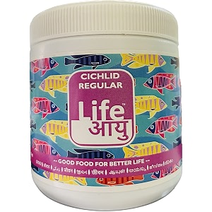 life aayu cichlid all life stages pellet fish food 100g