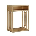 Aquarium Stand, Metal Frame Fish Tank with Storage, Double Turtle Reptile Terrariums , 880LBS Capacity(Gold,40x40x70cm/18x18x28)