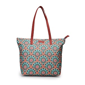 aquatan tote bag for women and girls  spacious sturdy handbag with zip compartment for collegeoffice travel amp everyday  reusable lightweight amp stylish shoulder handbag for women