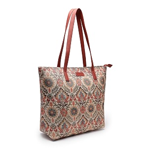 aquatan tote bag for women and girls  spacious sturdy handbag with zip compartment for collegeoffice travel amp everyday  reusable lightweight amp stylish shoulder handbag for women