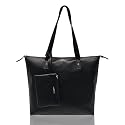 Aquatan Tote Bag for Women and Girls | Spacious, Sturdy Handbag with Zip Compartment for College,Office, Travel &amp; Everyday | Reusable, Lightweight &amp; Stylish Shoulder Handbag for Women