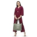 Aquatan Tote Bag for Women and Girls | Spacious, Sturdy Handbag with Zip Compartment for College,Office, Travel &amp; Everyday | Reusable, Lightweight &amp; Stylish Shoulder Handbag for Women