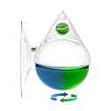 Aquatic CO2 Drop Checker Detachable Tear Drop Shape Without Solution,Upgraded Version